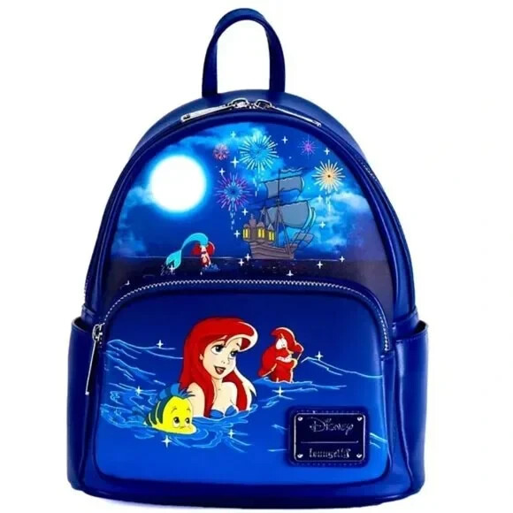 Kuwait Ubuy Ariel Backpack Disney LOUNGEFLY THE LITTLE MERMAID