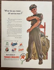 Original 1954 Texaco Ad: What Do You Mean Ex-Service Man?