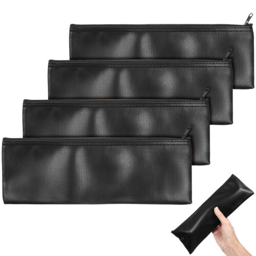 4pcs PU Mic Storage Bag Wireless Microphone Carry Pouch Accessories-PN - Afbeelding 1 van 11