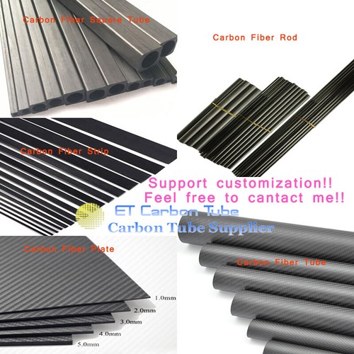 3K Carbon Fiber Tube OD 5 6 7 8 9 10 11 12 13 14 15 16 17 18 19 20 x L500MM Roll - Picture 9 of 10