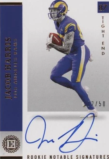 2021 Panini Encased Jacob Harris #RNS-JH