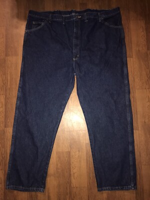 WRANGLER Denim Pants Mens 50x30 Work Jean Regular Fit NEW No Tags