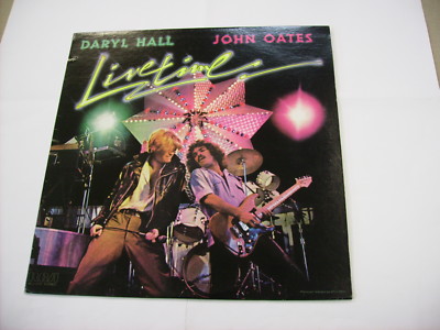 HALL & OATES - LIVETIME - CUT OUT SLEEVE LP REISSUE VINYL 1978 U.S.A.