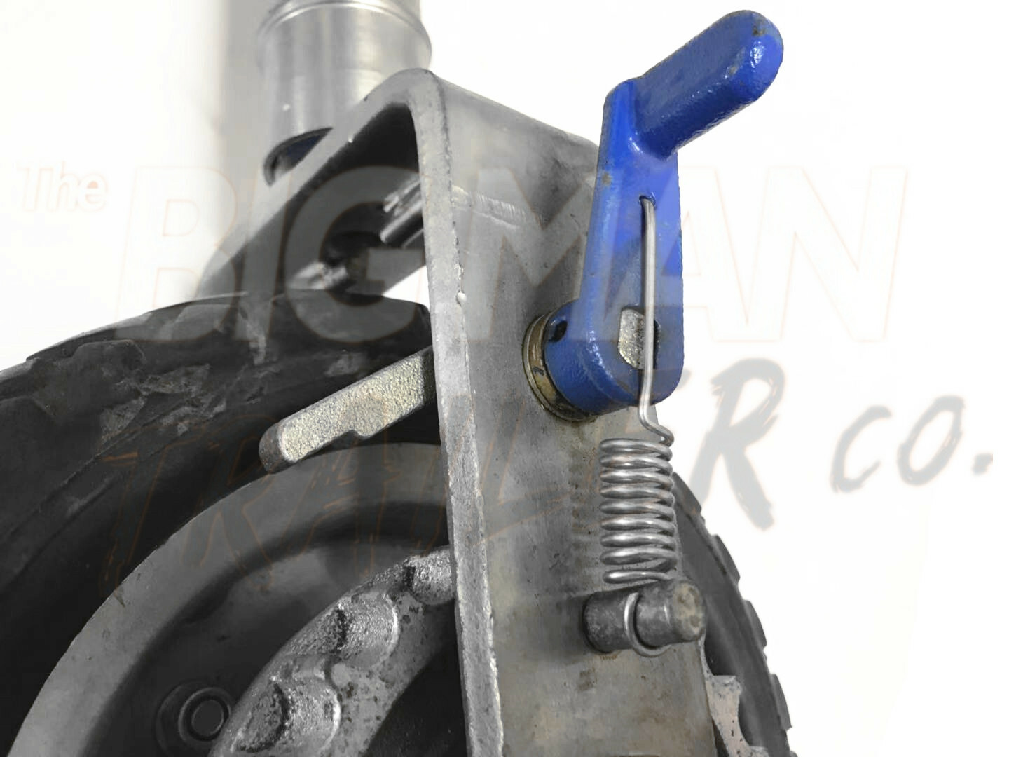 Manutec EasyMover Trailer Ratchet Jockey Wheel Solid Rubber 750kg eBay