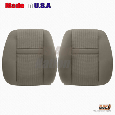 2006 2007 2008 2009 Fits Dodge Ram Driver Passenger Cloth Seat Cover Khaki Tan