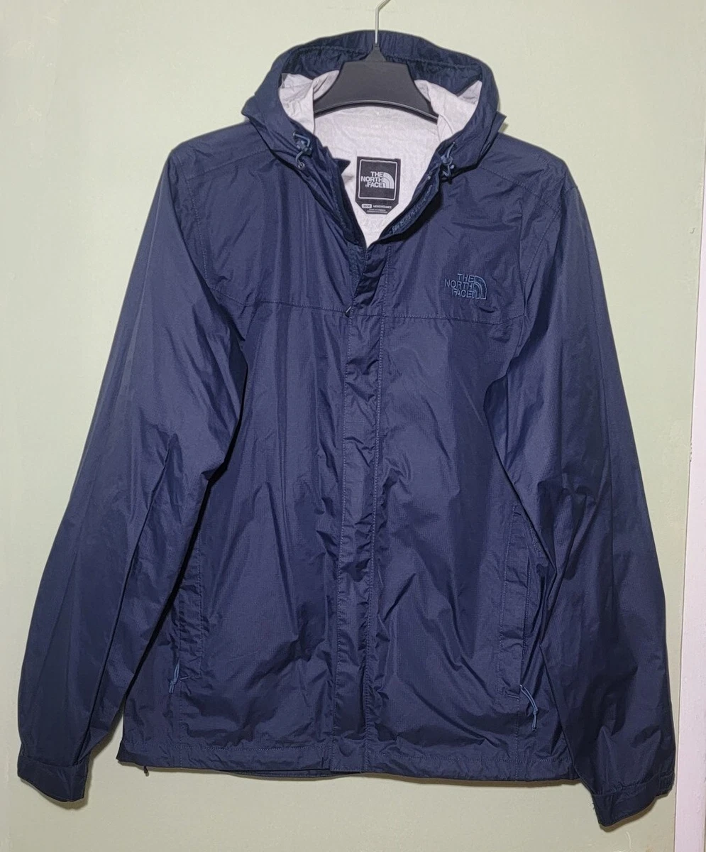 THE NORTH FACE DRYVENT MENS HOMMES RAIN COAT NAVY SIZE MEDIUM