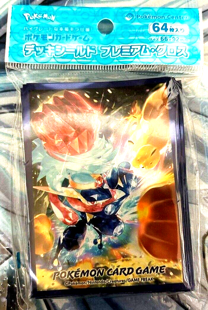 Pokemon Official Deck Shield Fighting Tera Greninja 64 Sleeve