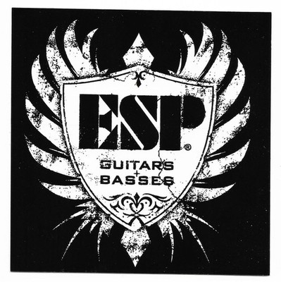 ESP no E-II Guitar Bass Gitarre Sticker Aufkleber