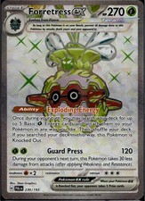 Forretress ex 230/193 Paldea Evolved Ultra Rare NM 5ban Graphics Pokemon