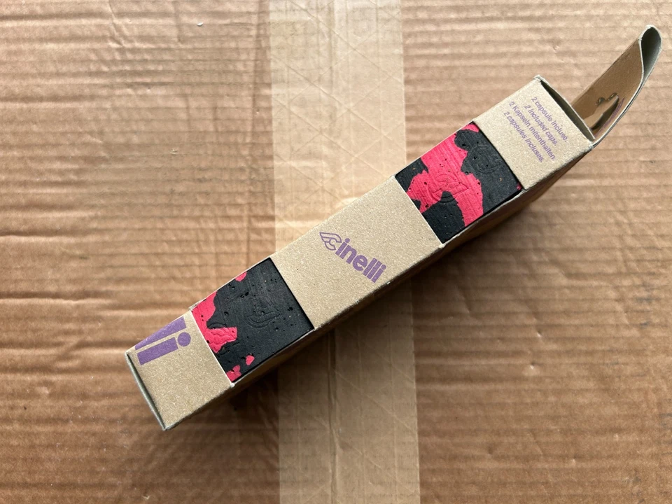 NOS Vintage Retro CINELLI Cork Ribbon Macro Splash Handlebar Tape - Image 2 of 3