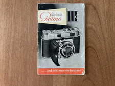 Kodak Retina IIIc Vintage Camera Manual Instruction Booklet in German