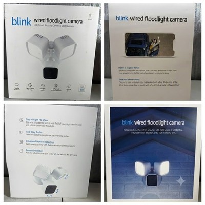 Blink Wired Outdoor Floodlight Camera - White