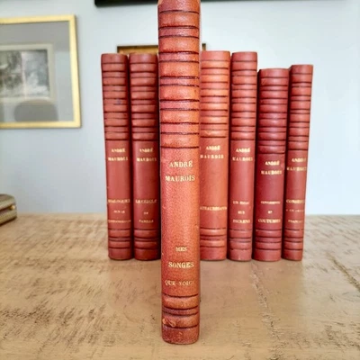 RELIURE André MAUROIS – Mes songes que voici – EO 1933 – Alfa – SUPERBE - Photo 1/4