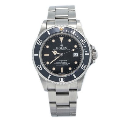Rolex Sea-Dweller 1987 Vintage 16660 Triple Six Patina Dial Bezel