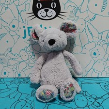 Jellycat Small Bashful Blossom Grey Mouse