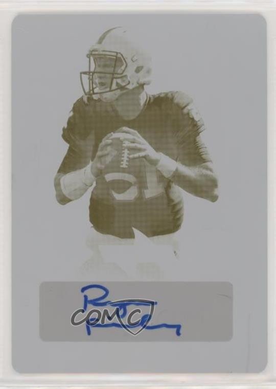 2019 Leaf Flash Printing Plate Yellow 1/1 Ryan Finley #BA-RF1 Rookie Auto RC uk2