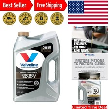 5 Quart Full Synthetic 5W-20 Motor Oil - Engine Restoration & Protection 43.16 per gallon