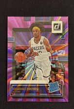 2022-23 Panini Kendall Brown Rated Rookie Purple Holo Laser /99 RC