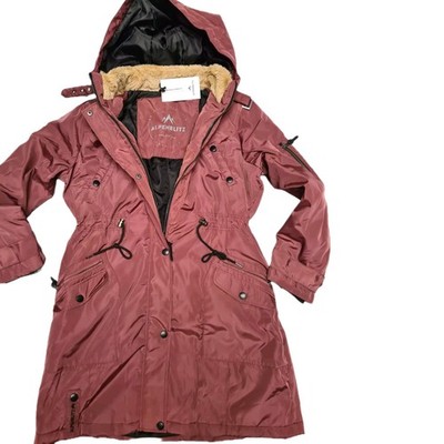 Alpenblitz Parka Steppjacke Mantel Damen 38 bis 46 Jacke beere Kapuze (5  502)