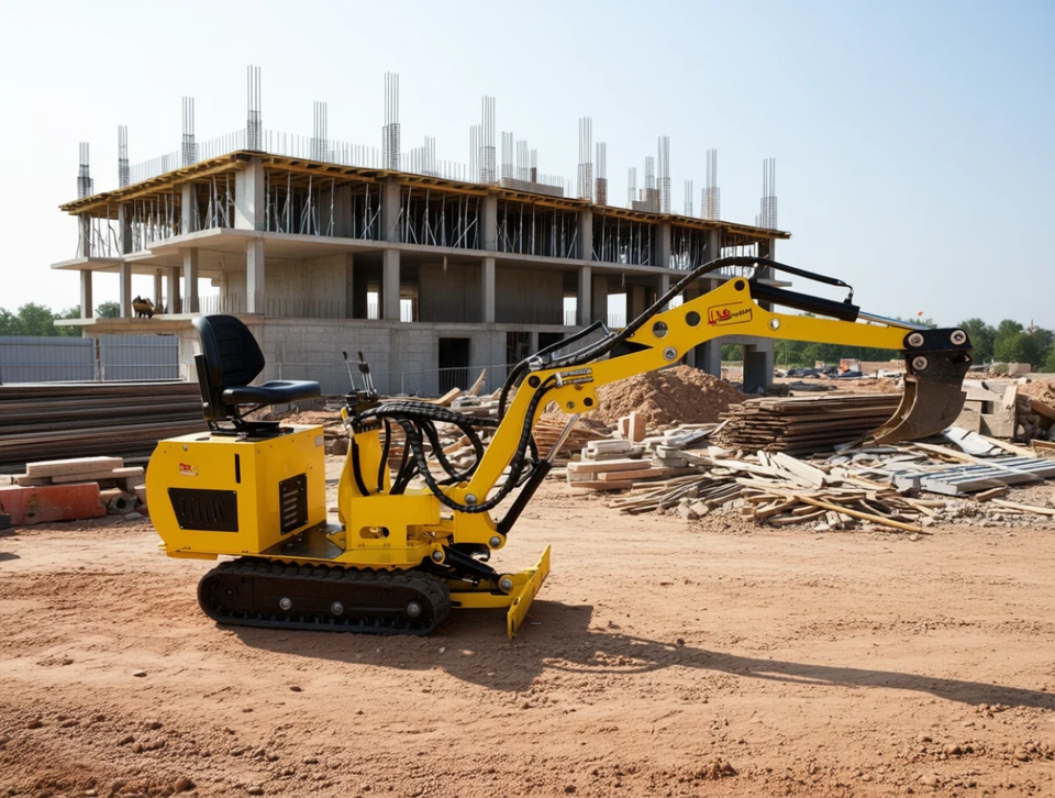 Neuer polnischer Raupen Minibagger MS-TE113 mit Dieselmotor – Brutto Preis - Bild 4 von 4