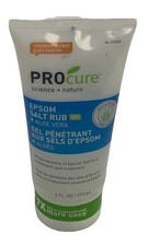 ProCure Science  Nature Epsom Salt Rub Treatment Gel Plus Aloe Vera 6 Oz. 97 