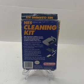 Nintendo NES Cleaning Kit 1989 Original Complete Boxed Control Deck Cleaner READ