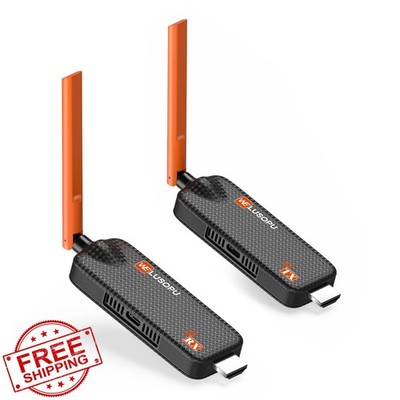 WELUSOPU 4K HDMI Extender 1TX+1RX Orange