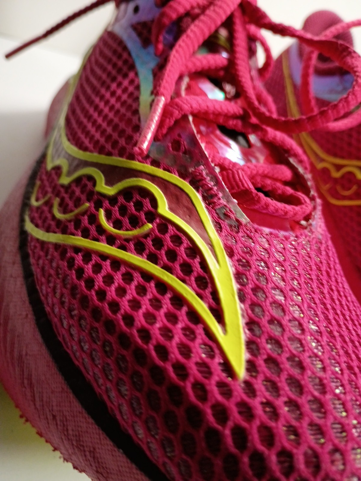 Saucony Endorphin Pro 3 Red Rose Women's Running Racing Shoes size 8 thumbnail 8