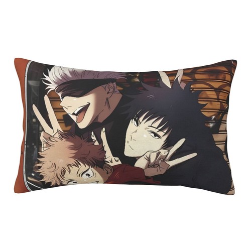 Jujutsu Kaisen Cartoon Kids Pillowcase for Hair Skin Pillow Case With Zip Gift - Afbeelding 29 van 31