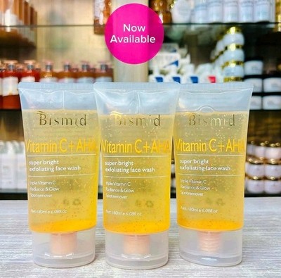 Bismid Vit.C + AHA Super Bright Exfoliating Face Wash