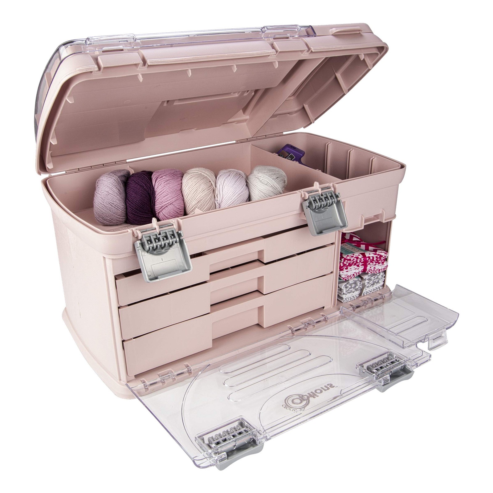 3-Drawer Storage Organizer with 2 Small Trays – Holds Batteries & More  