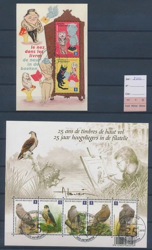 XE62353 Belgium 2010 Buzin & CEPT FDC/souvenir cancels sheets XXL used