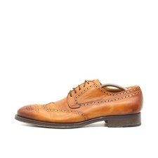 Magnanni Herren Brogue Oxford Halbschuhe Cognac Braun Leder Classic EU 44,5