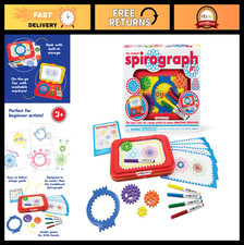 Jumbo Spirograph Art Kit - Classic Retro Spiral Drawing Toy for Kids 3 