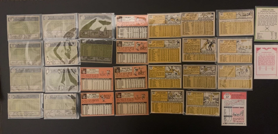 Mixed-MILWAUKEE BRAVES-(30 CARDS)-Niekro-Cepeda-Burdette-Crandall-VINTAGE MLB - Image 2 of 2