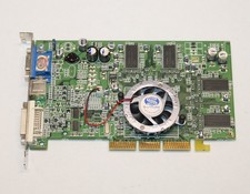 AGP 4x Sapphire ATi Radeon 9000 Pro 64MB VGA 3D video GPU GFX Graphics card