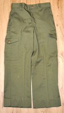 VINTAGE Official Boy Scouts Uniform Pants Youth 25 Green Union Made in the USA