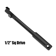 Universal Spanner Extension Wrench Extender Bar 1/2" Sq Drive Black Repair Tool