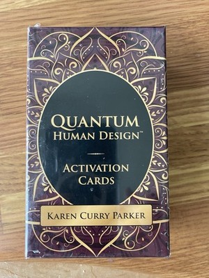 Quantum Human Design Activation Cards Karen Curry Parker NEW Sealed w/Guidebook