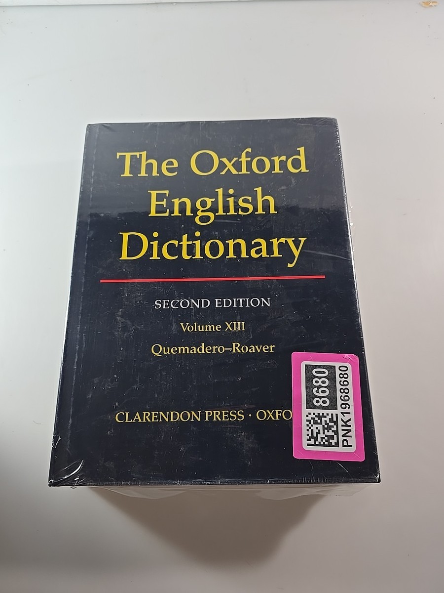 Oxford English Dictionary : 20 Volume Set by Edmund Weiner (1989