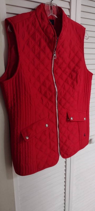 Joules Women's Red Vest Size 12
