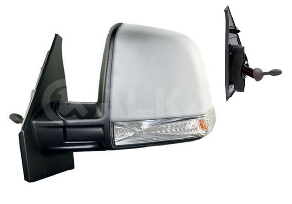 AußEnspiegel Alkar 9237929 FüR Combo Doblo Opel Fiat Einstellung: Seilzug Konvex-image
