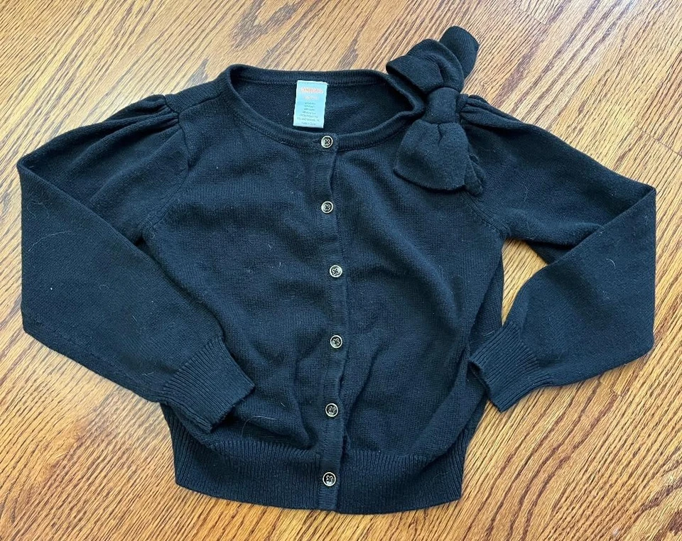 Vintage Gymboree Black Sweater Fall 2015 Size 5-6 5 6 15 GY SEP FAL 3 Collection - Image 2 of 3
