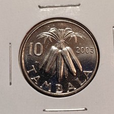 2003 MALAWI 10 TAMBALA COIN - AU/UNC - #B7731