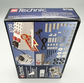 LEGO Technic Motor Building Set 9V 8735 Vintage 1997 NEW SEALED