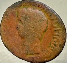 Roman Emperor Claudius I 41-50AD Minerva Genuine Ancient Coin Rome Mint Scarce