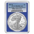 2026-W $1 1-oz Proof American Silver Eagle PCGS PR69DCAM Blue Label Blue Frame