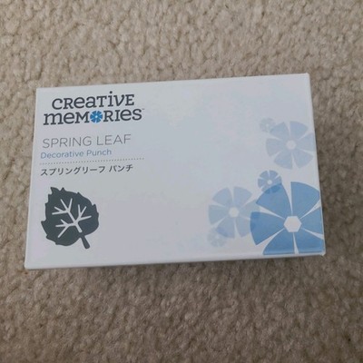 Creative Memories - SPRING LEAF - Decorative Punch - New