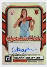 2026 Panini Donruss WNBA Signature Series Gianna Kneepkens Rookie Auto RC 19lz