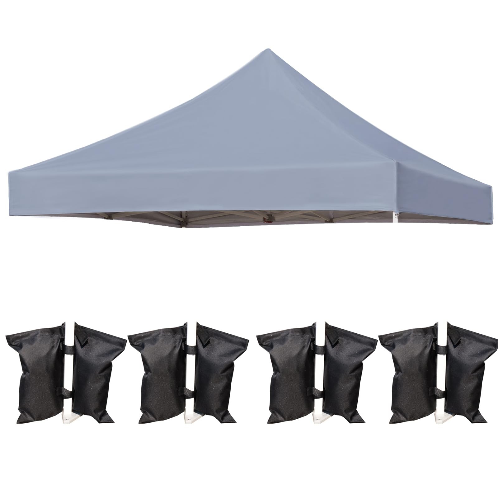 Replacement Top, 8x8 Heavy Duty 500d Uv Protection Waterproo